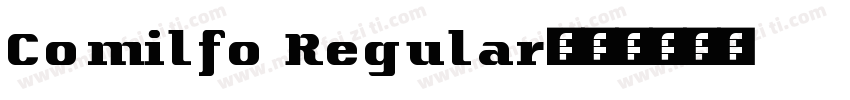 Comilfo Regular字体转换